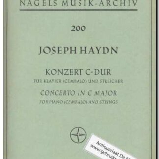 Konzert C-dur fur Klavier und Streicher