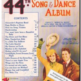 Feldman's 44 th song and dance album