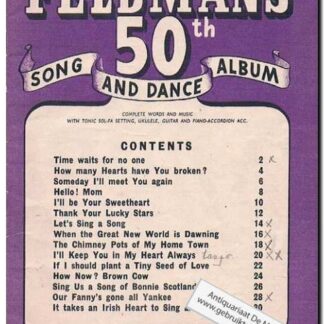 Feldman's 50 th song and dance album