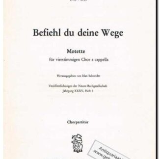 Befiehl du deine Wege