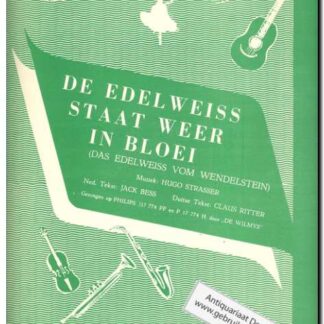 De edelweiss staat weer in bloei