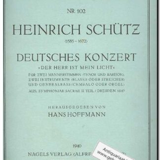 Deutsches Konzert - der herr ist mein licht