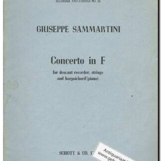 Concerto in F (3 melodie instr)